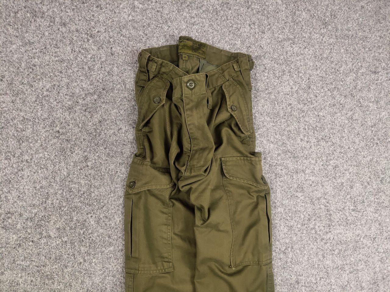 Japanese Brand Vintage Heavyweight Combat Military Green Cargo Army Pants Size US 32 / EU 48 - 4 Thumbnail