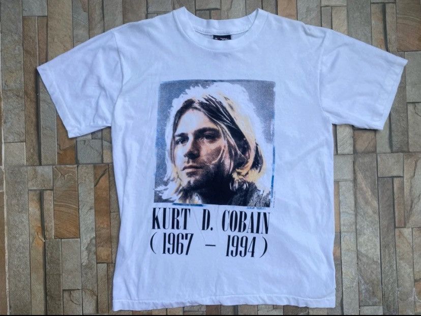 Vintage Vintage Kurt Cobain 1994 Memorial T-Shirt Anvil Tag | Grailed
