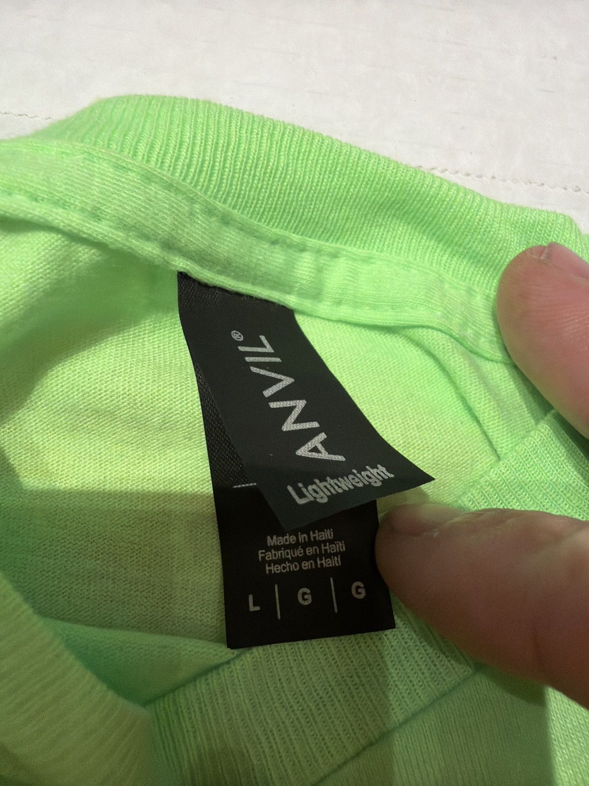 Virgil Abloh Virgil fos logo t shirt green Size US L / EU 52-54 / 3 - 3 Thumbnail