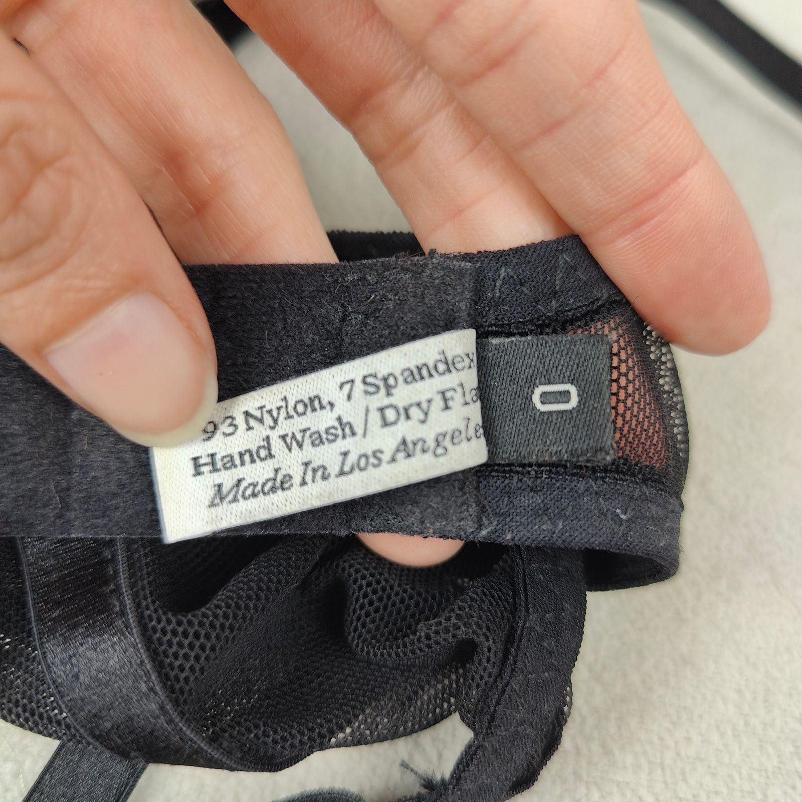 KYE Kye Intimates Form Bra Womens 1 30C 32B 34A Black Mesh Size ONE SIZE - 5 Thumbnail
