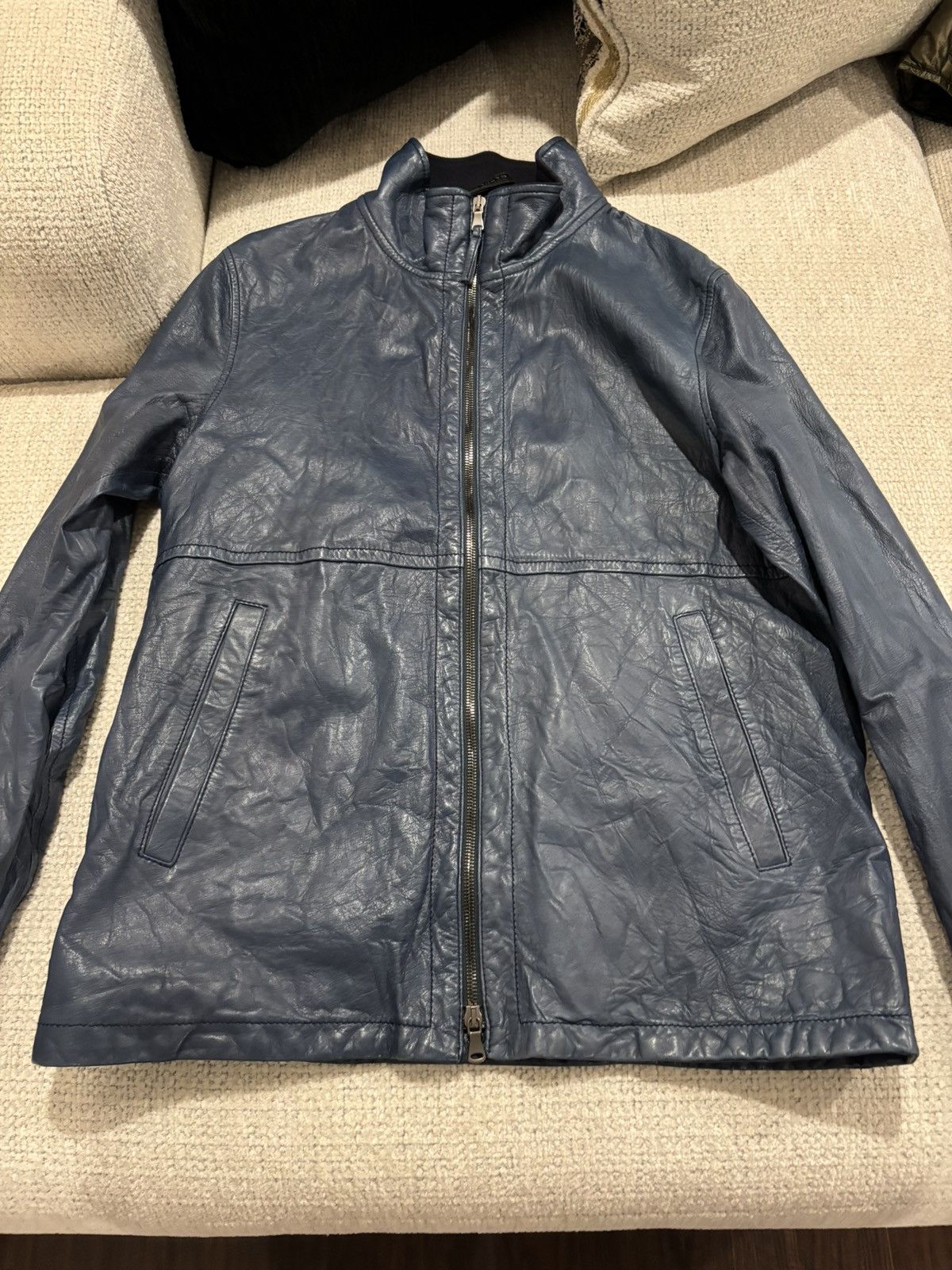 Other Garrett Navy Blue Bomber Jacket Size US S / EU 44-46 / 1 - 1 Thumbnail