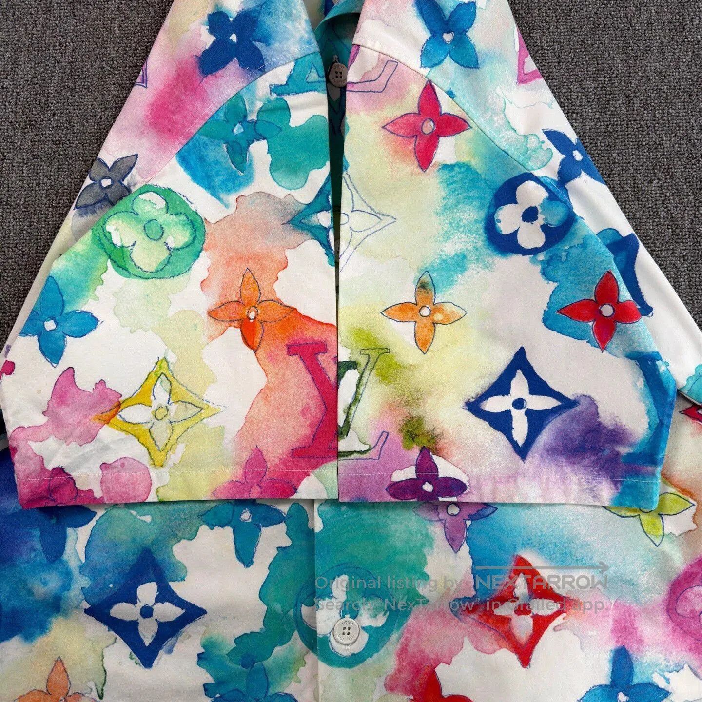 Louis Vuitton Multi Color Short Sleeve Button Up Shirt. Size US L / EU 52-54 / 3 - 6 Thumbnail