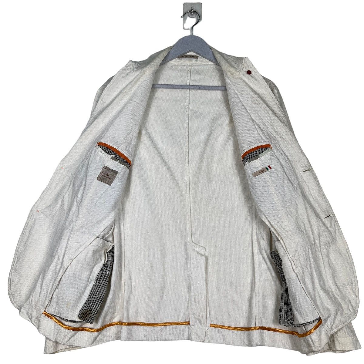 Other 🔥 JEY COLE MAN COTTON BLAZER JACKET MAN MADE IN ITALY Size US S / EU 44-46 / 1 - 11 Thumbnail