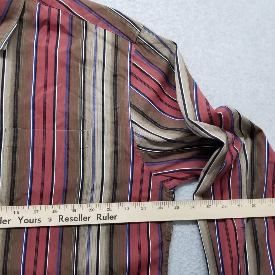 Tommy Bahama Tommy Bahama Shirt Mens XL Striped Long Sleeve Pocket Size US XL / EU 56 / 4 - 10 Thumbnail