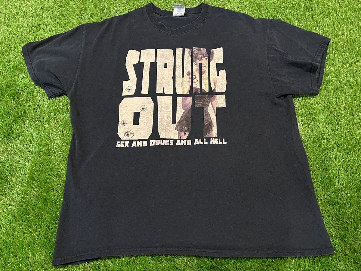 Band Tees Vintage Strung Out - Sex And Drugs And All Hell - Band Tee Size US XL / EU 56 / 4 - 1 Thumbnail