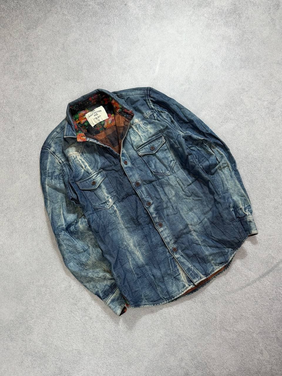Japanese Brand Denim buttons hype hysteric glamour style denim jacket y2k Size US S / EU 44-46 / 1 - 1 Thumbnail