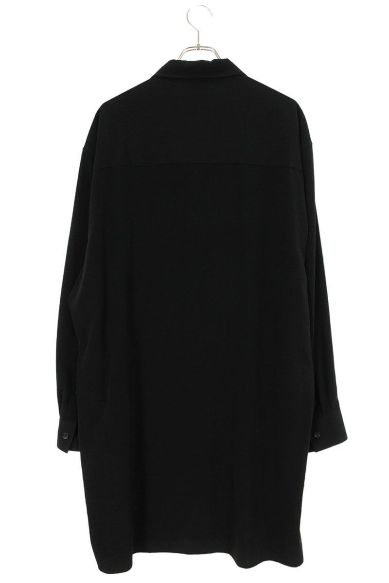 Yohji Yamamoto Yohji Yamamoto POUR HOMME // Open-collar tuxedo shirt Size US L / EU 52-54 / 3 - 2 Thumbnail