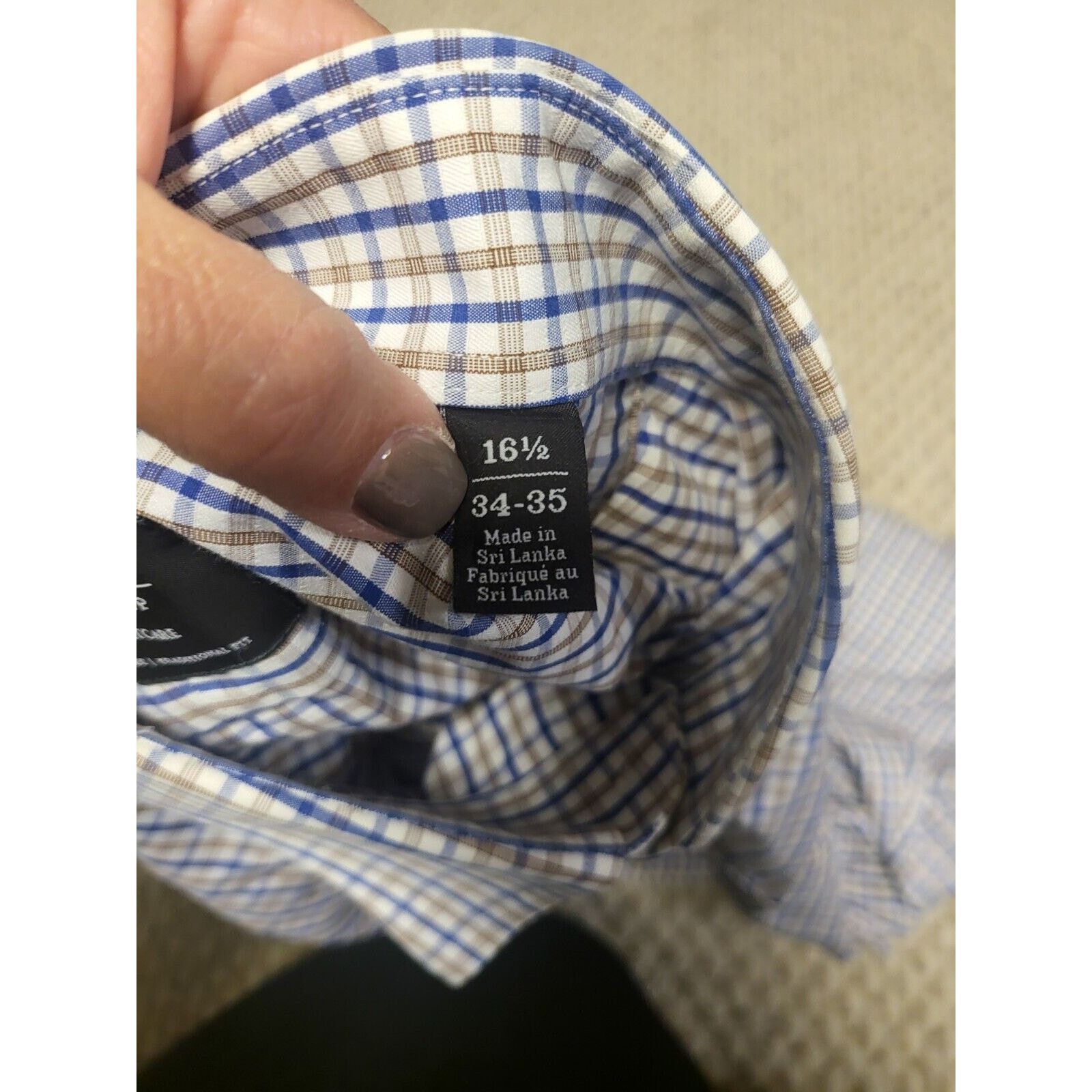 Nordstrom nordstrom smartcare traditional 16.5 34/35 Size US L / EU 52-54 / 3 - 3 Thumbnail