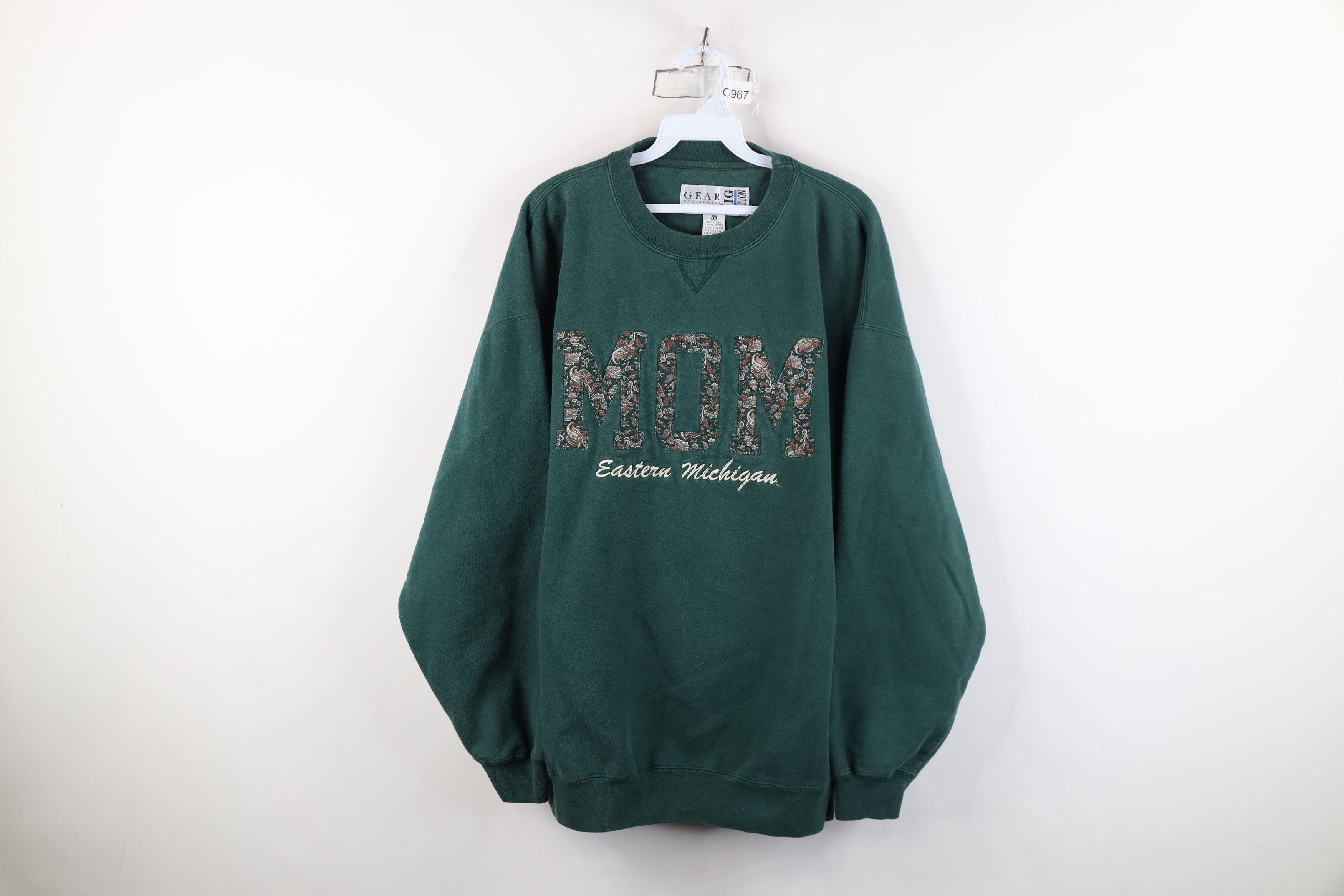 Vintage Vintage 90s Michigan University Mom Crewneck Sweatshirt Size XXL / US 16-18 / IT 52-54 - 1 Thumbnail
