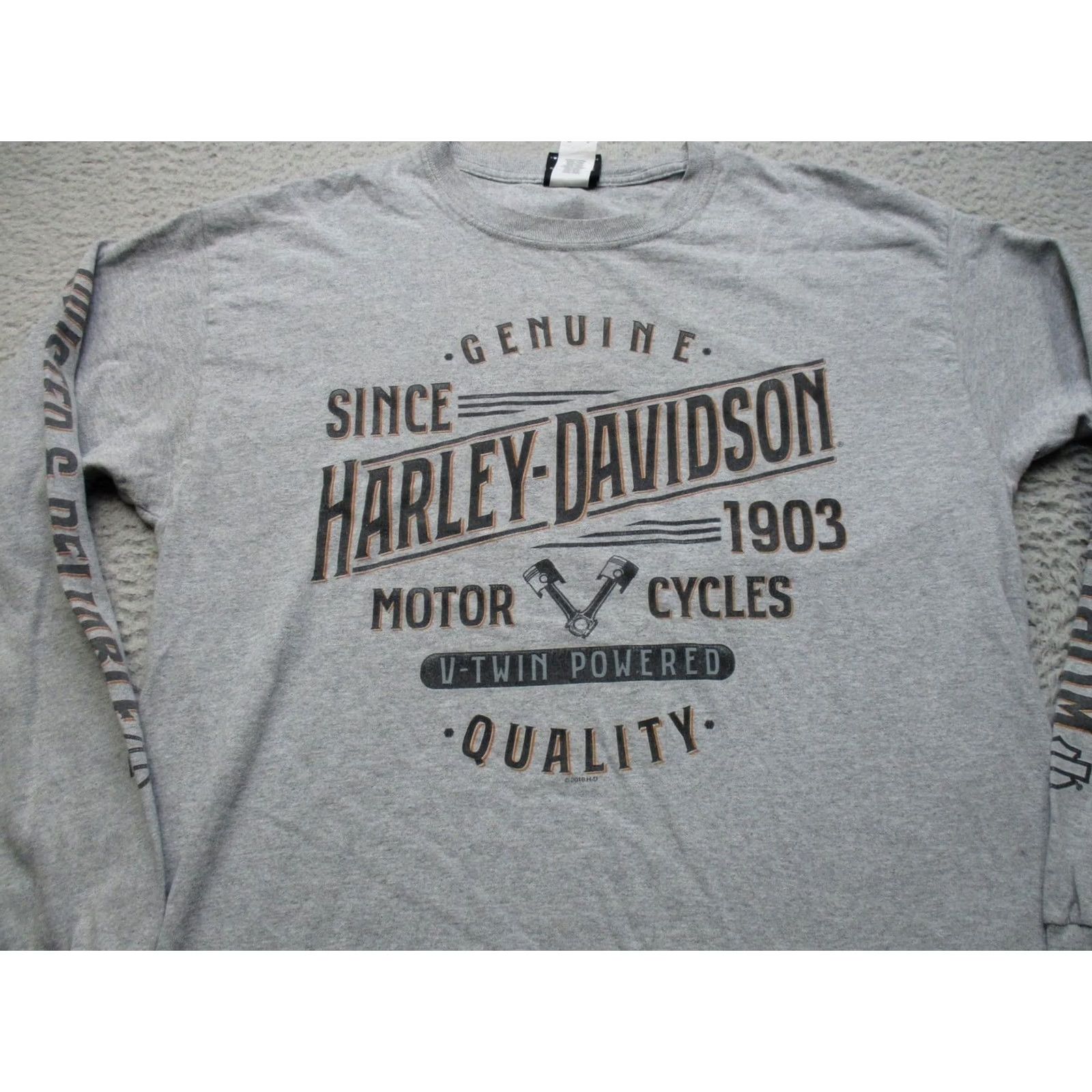 Harley Davidson Harley Davidson Shirt Mens L Long Sleeve Graphic Tee Three Rivers Pittsburgh Size US L / EU 52-54 / 3 - 2 Thumbnail