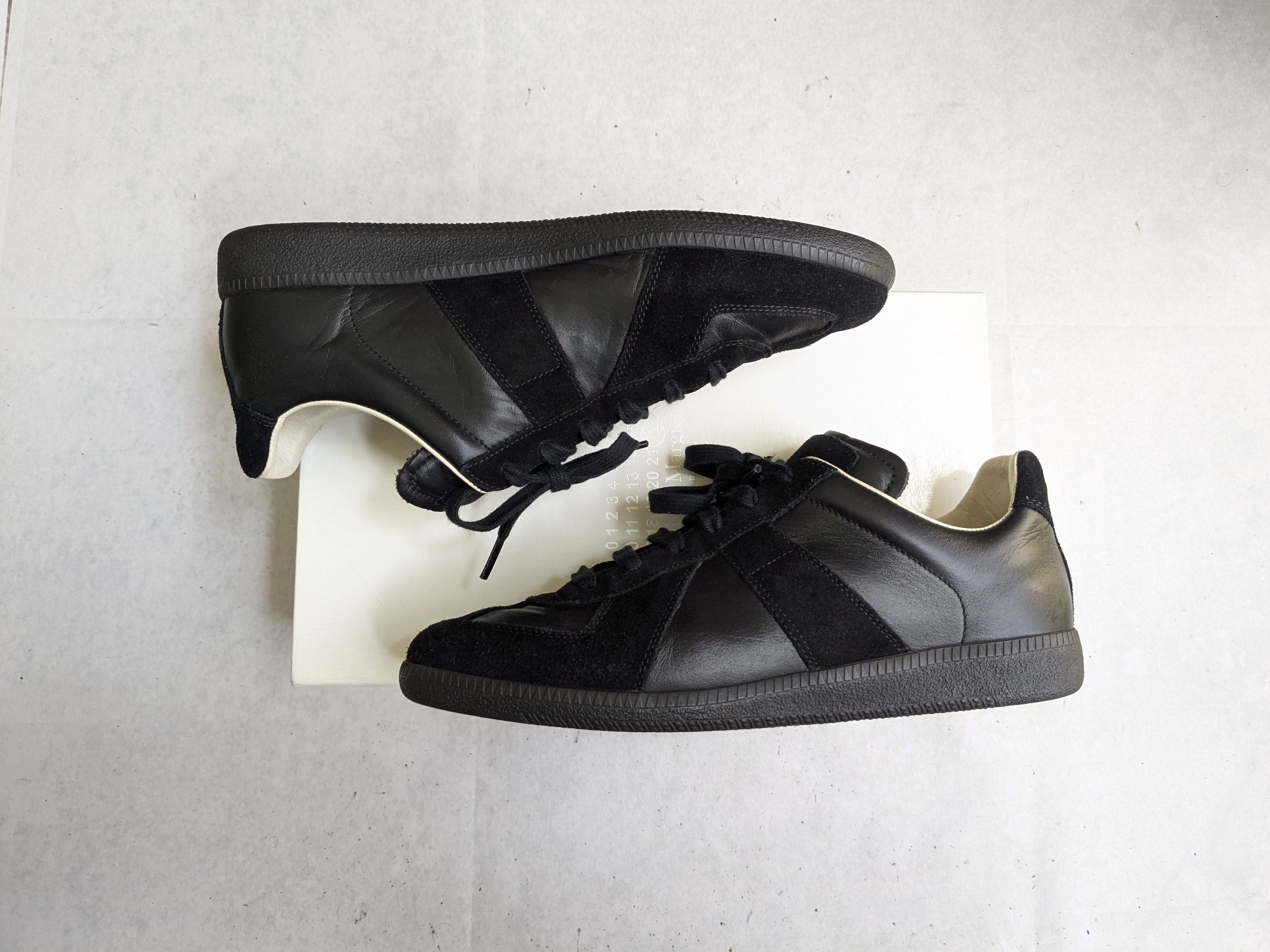 Maison Margiela Maison Margiela Replica Low GAT Black 8.5 41.5 Size US 8.5 / EU 41-42 - 2 Thumbnail