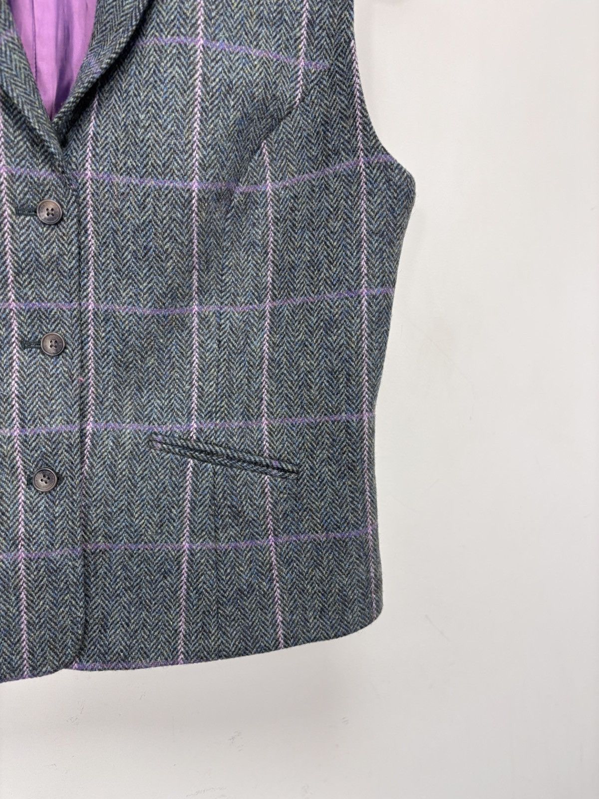 Other Cordings Piccadilly Women’s Wool Tweed Waistcoat Vest Size M / US 6-8 / IT 42-44 - 4 Thumbnail