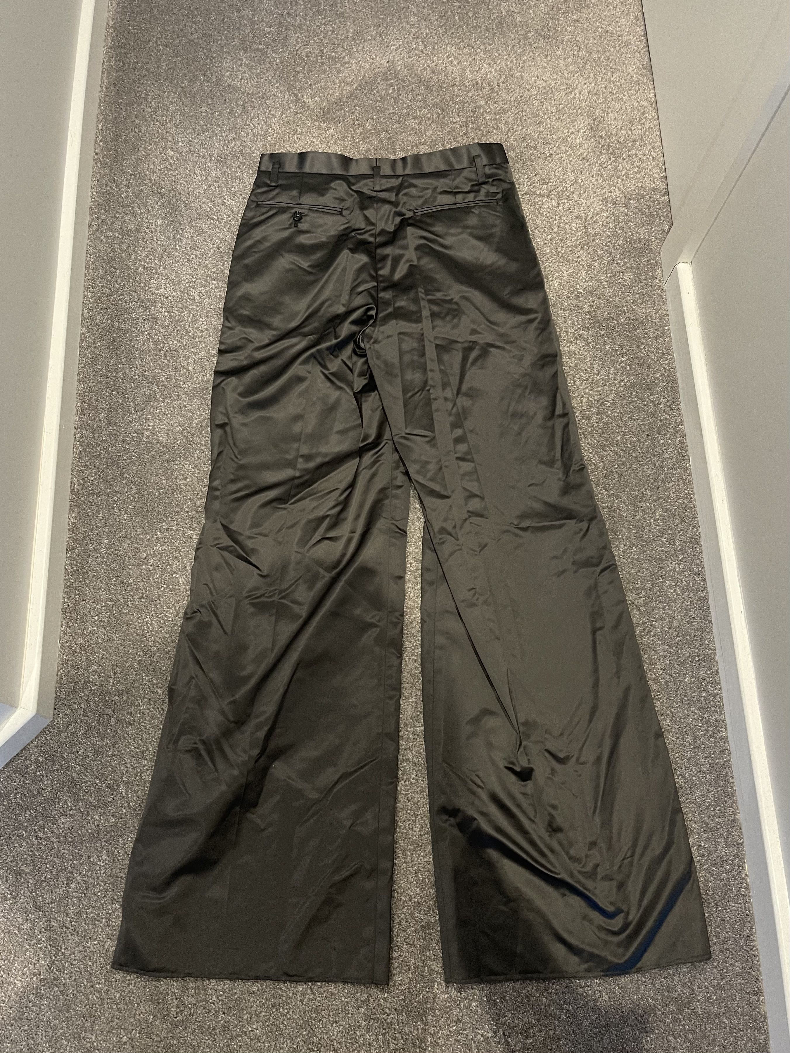 JOHN LAWRENCE SULLIVAN John Lawrence Sullivan SS22 Liquid silver wide-leg pants Size US 30 / EU 46 - 1 Thumbnail