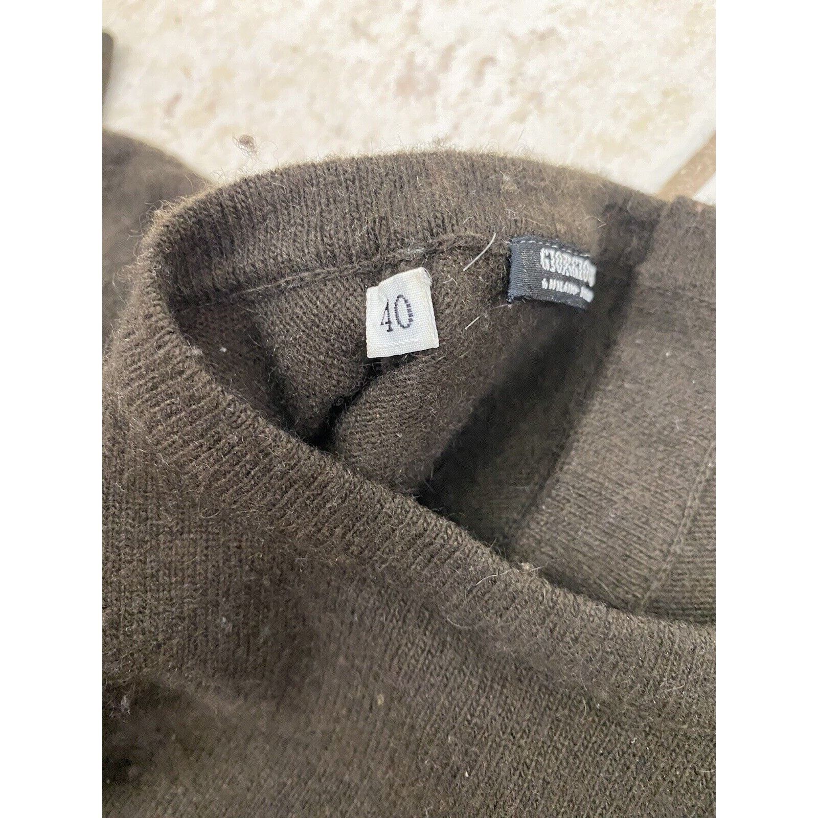 Giorgio Armani VTG Giorgio Armani A Milano 21 Brown Soft Sweater Sz 40 READ Size ONE SIZE - 8 Thumbnail