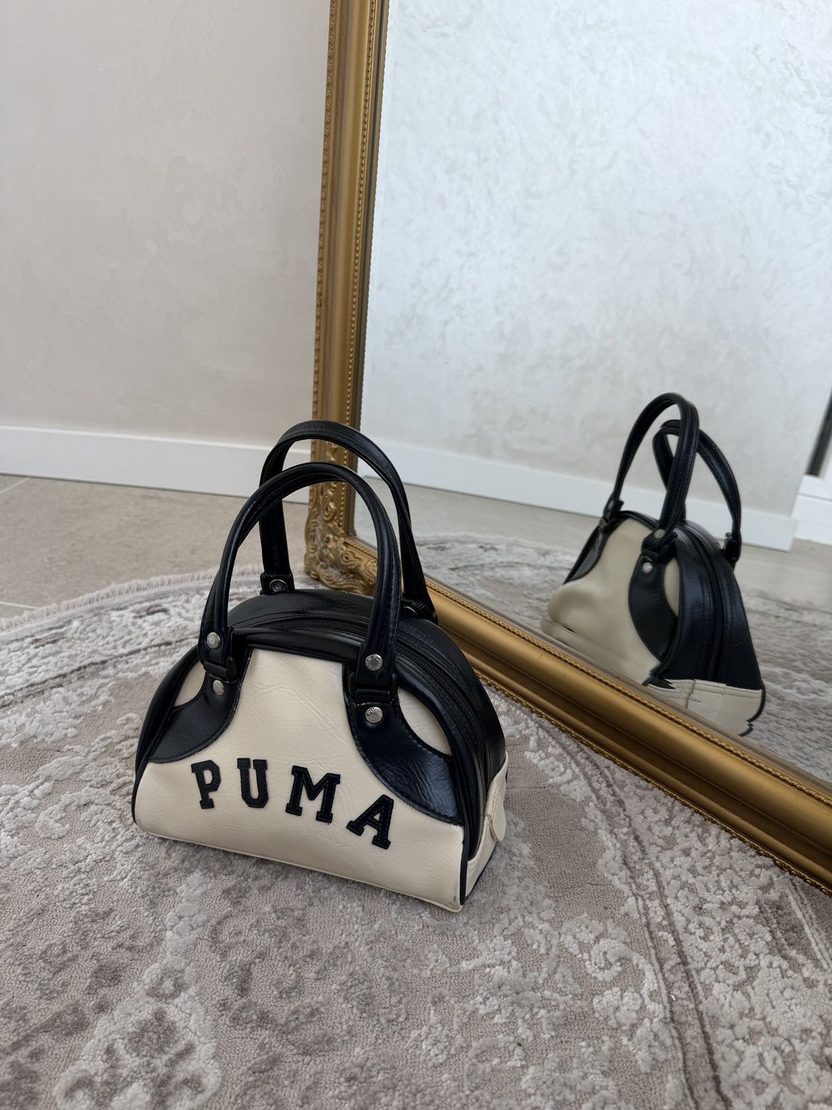 Puma Vintage Puma y2k small bag handbag SF leather Size ONE SIZE - 2 Thumbnail