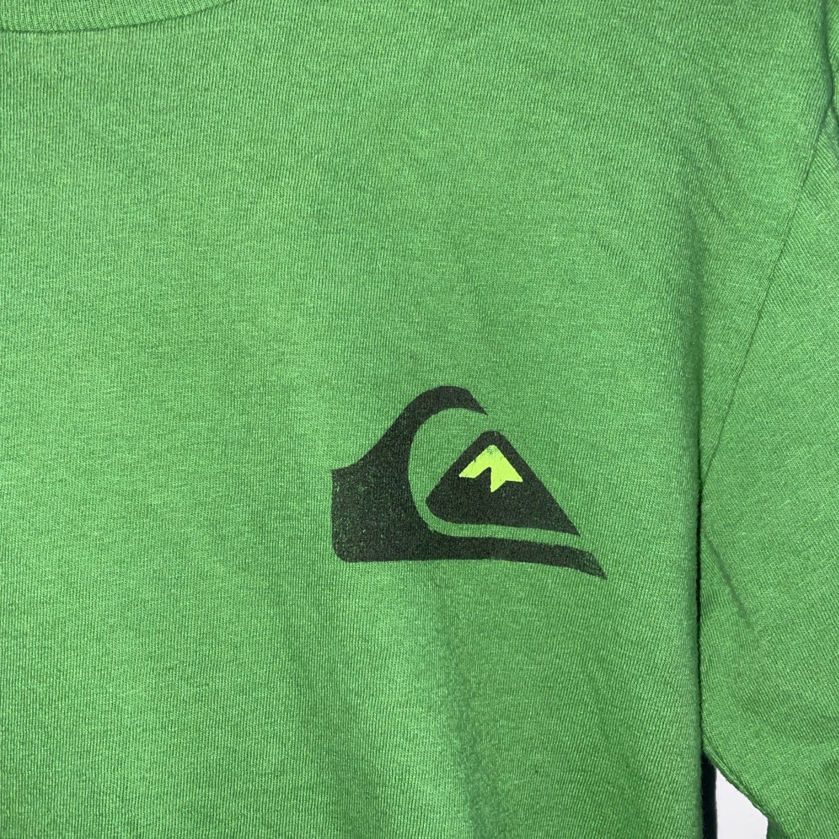 Quiksilver VINTAGE Quicksilver Long Sleeve T Shirt Green Small Mens S Size US S / EU 44-46 / 1 - 2 Thumbnail