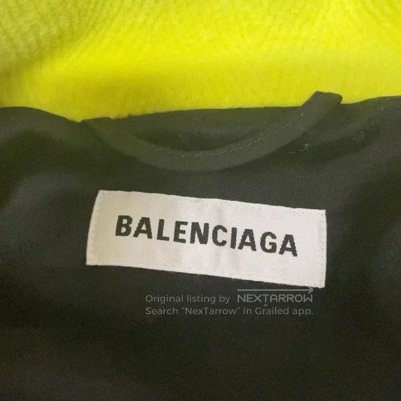 Balenciaga Balenciaga Neon Color Block Lettering Jacket Size XXS / US 00 / IT 34 - 3 Thumbnail