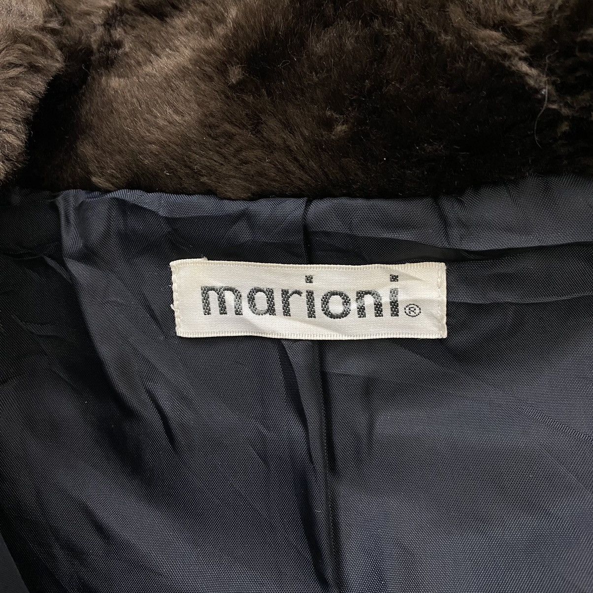 Japanese Brand MARIONI Japanese Brand Fur Collar Inside Plain Black Coat Size US M / EU 48-50 / 2 - 3 Thumbnail