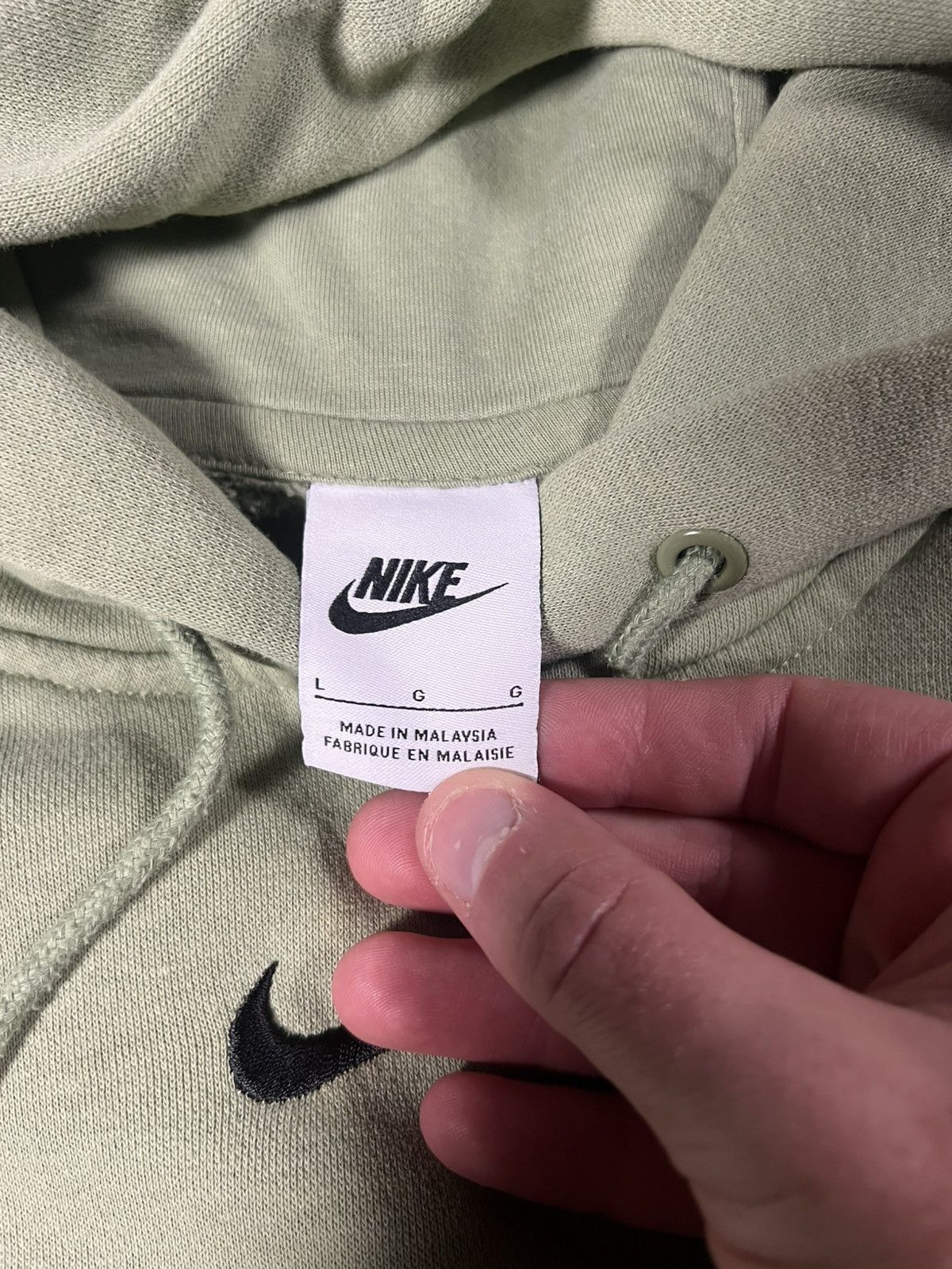 Nike Vintage Y2k Centerswoosh Boxy Cropped Fall Hoodie Sweatshirt Size US L / EU 52-54 / 3 - 3 Thumbnail