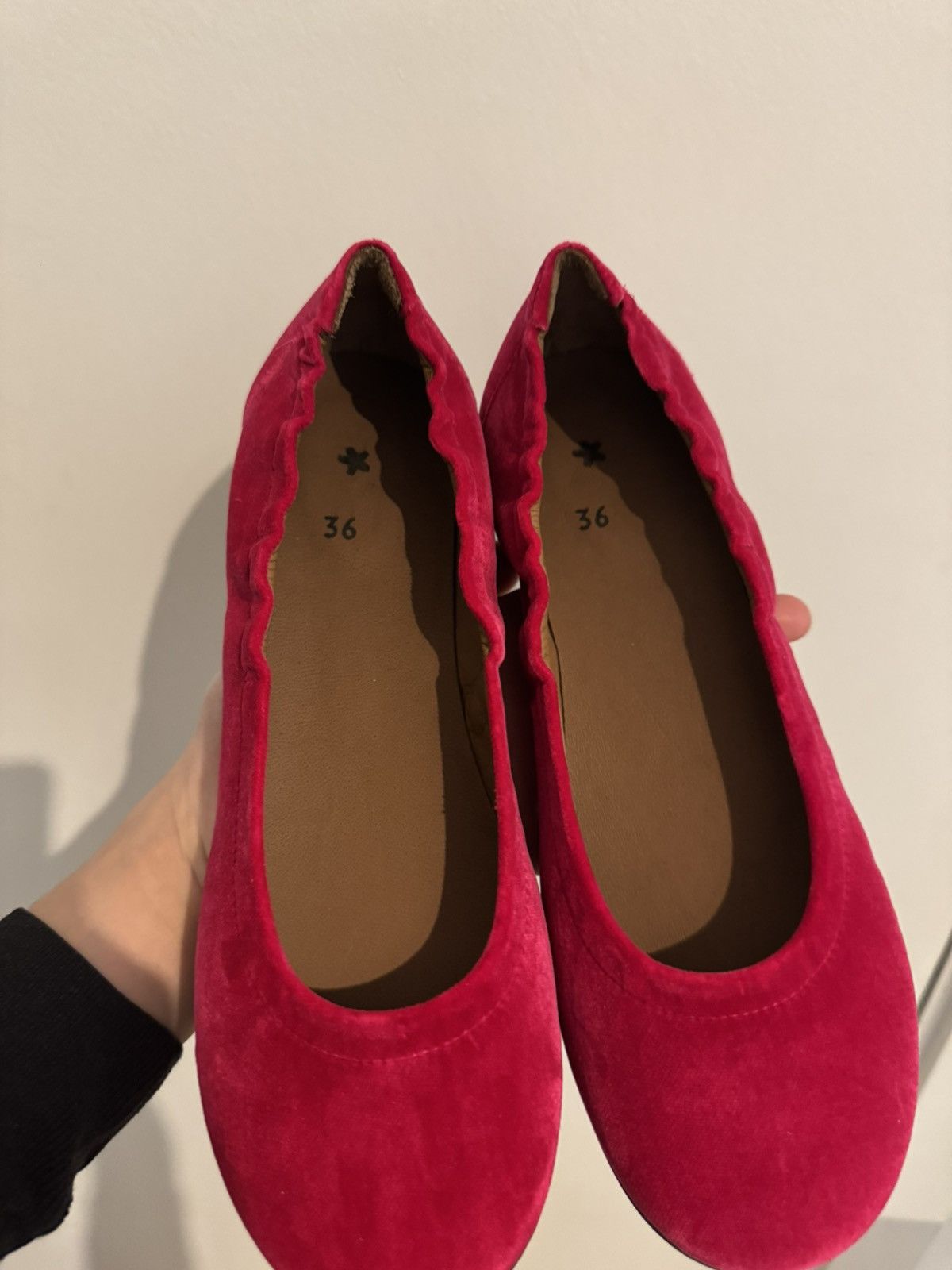 Daniela Gregis Daniela Gregis Italian Handmade Velvet Mary Jane Shoes Size US 6 / IT 36 - 2 Thumbnail