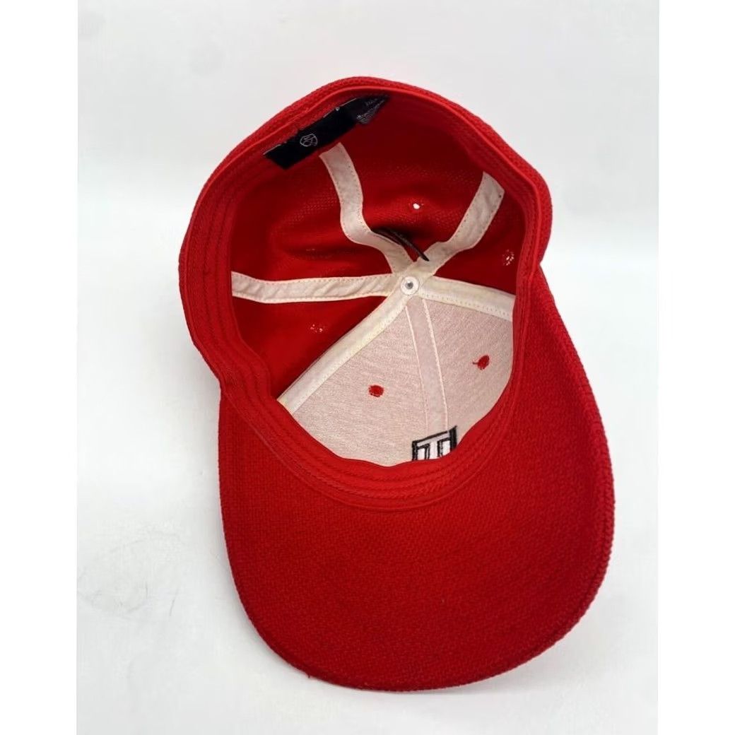 Nike Nike Tiger Woods Hat Mens L-XL Dri-Fit Red Legacy 91 Golf Cap Fitted Embroidered Size ONE SIZE - 6 Thumbnail