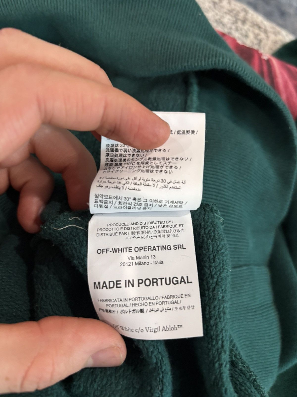Off-White Green Arrows Sweatsuit Hoodie and Pants M Size US M / EU 48-50 / 2 - 6 Thumbnail