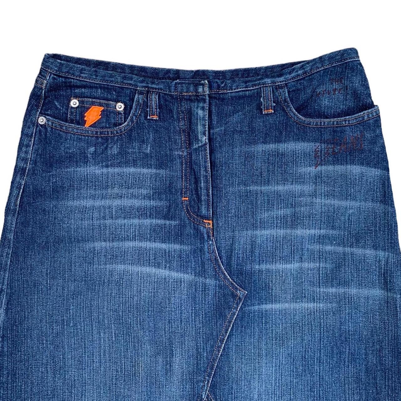 W&LT 💥Vintage W & LT Hybrid Denim Skirt Size 30" / US 8 / IT 44 - 10 Thumbnail