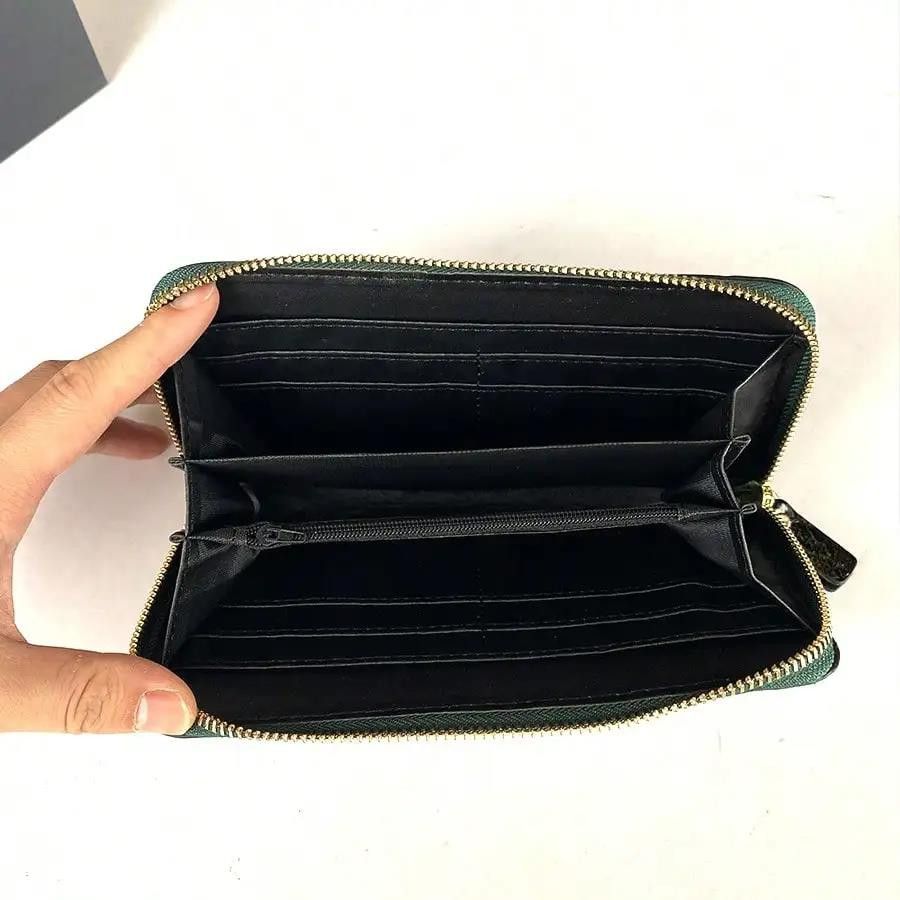 Other Retro Leaf Wallet Large Capacity Card Holder Size ONE SIZE - 3 Thumbnail