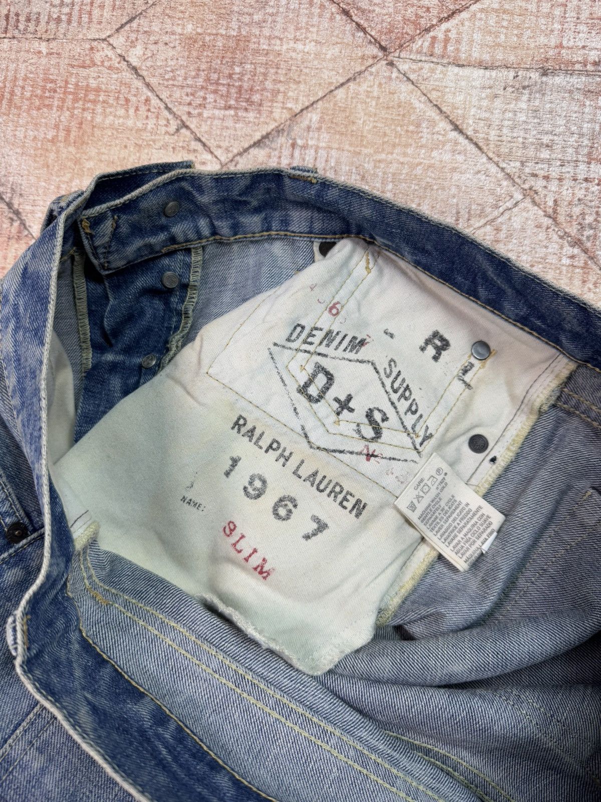 Denim & Supply Ralph Lauren × Ralph Lauren Polo Ralph Denim & Supply Slim Raw Blue Washed Denim 32/34 Size US 32 / EU 48 - 9 Thumbnail