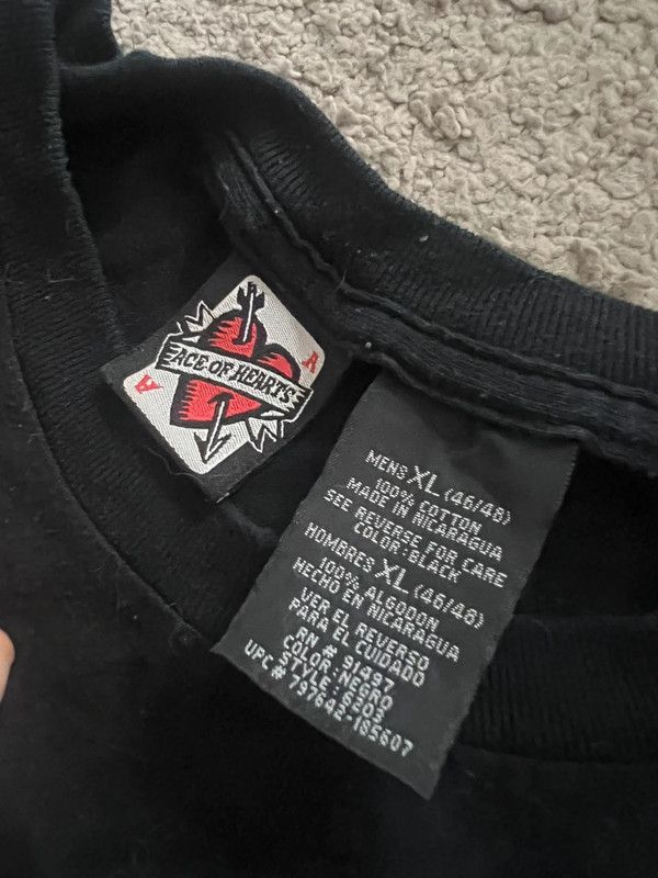 Trophy Clothing tshirt Ace of hearts sorry I’m taken XL rare og vintage Size US XL / EU 56 / 4 - 4 Thumbnail