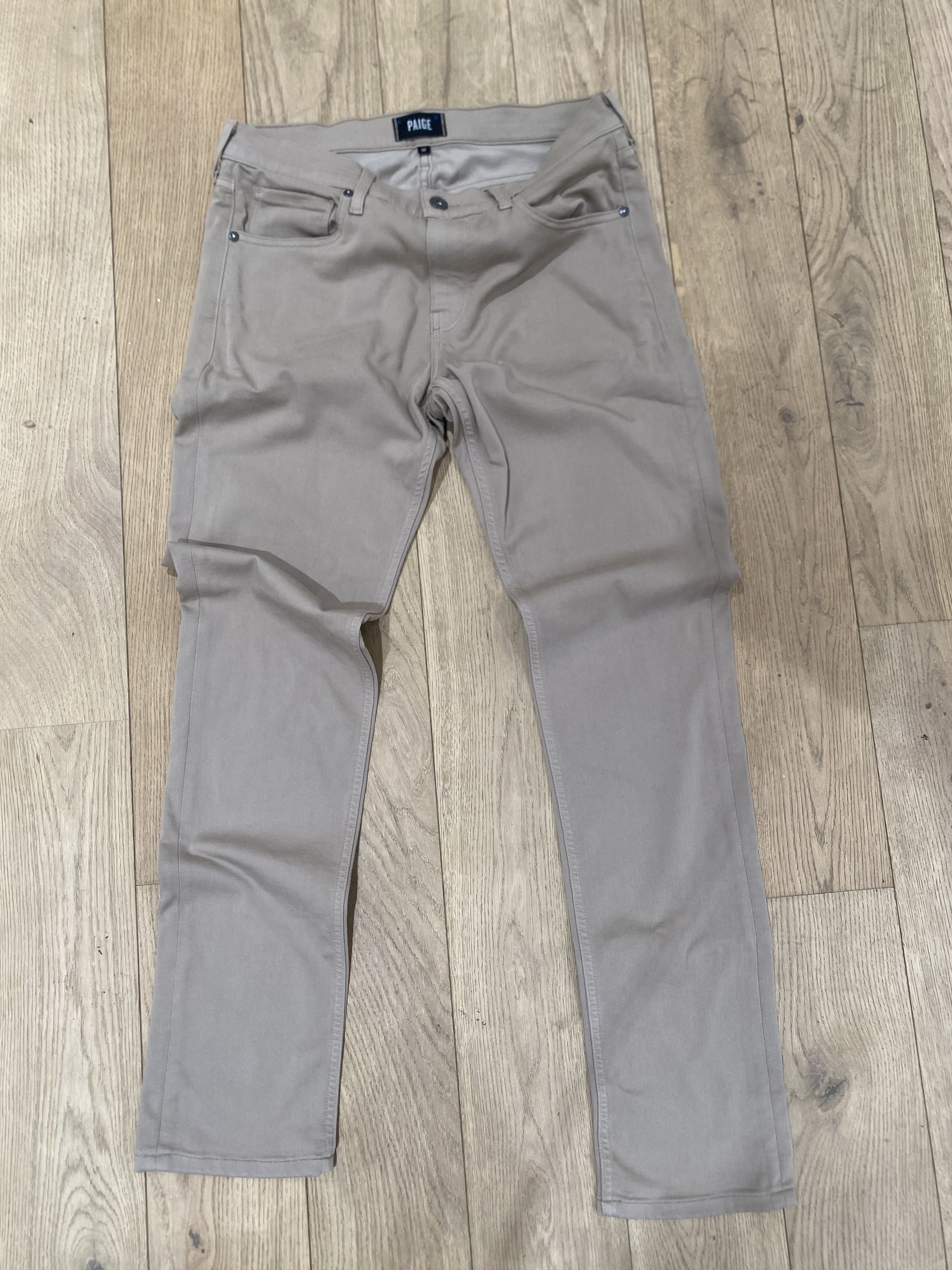 Paige Transcend Lennox 32” Slim Jean ‘Toasted Almond’ Size US 32 / EU 48 - 5 Thumbnail