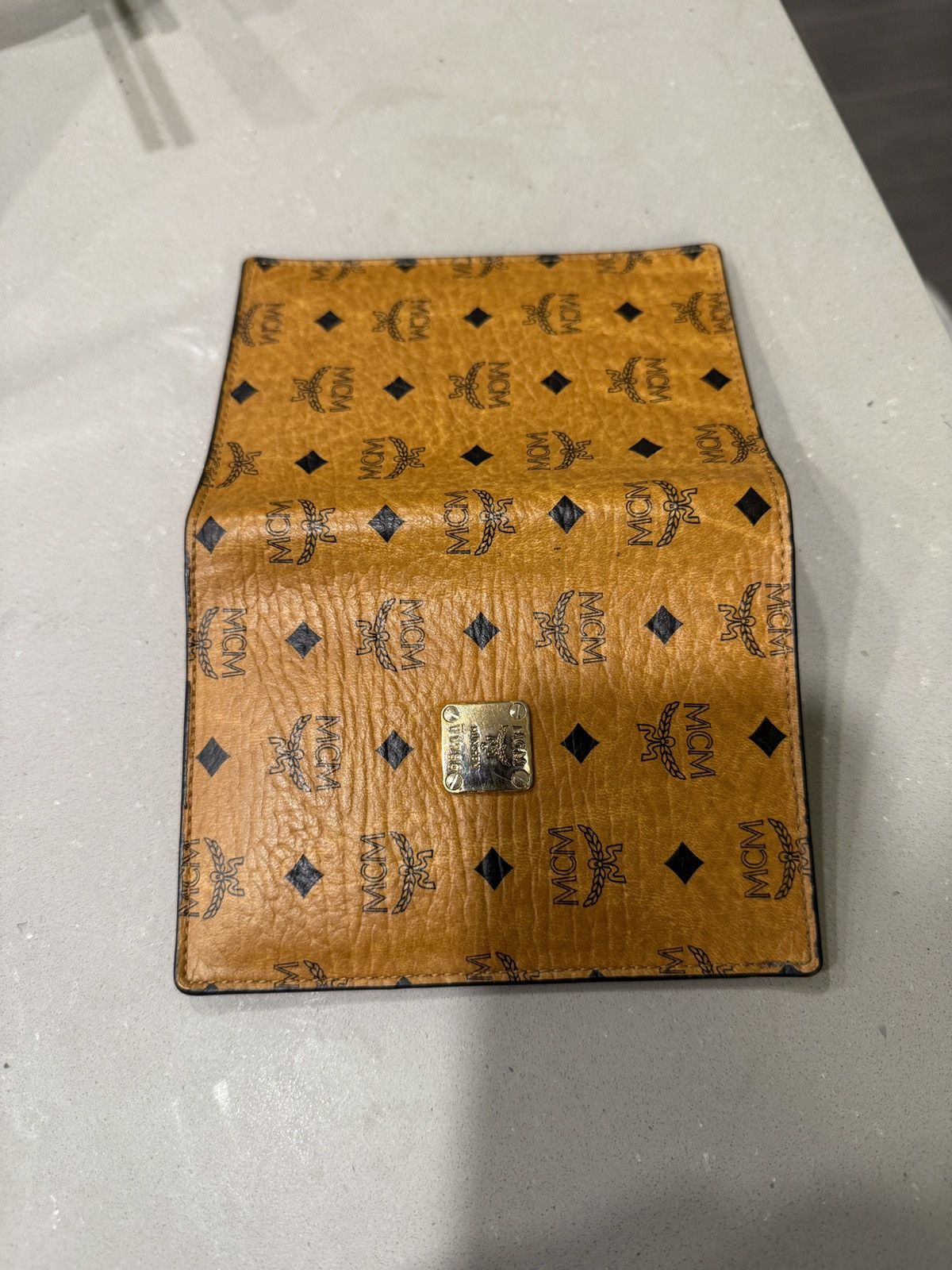 MCM MCM Visetos Passport Holder Size ONE SIZE - 4 Thumbnail
