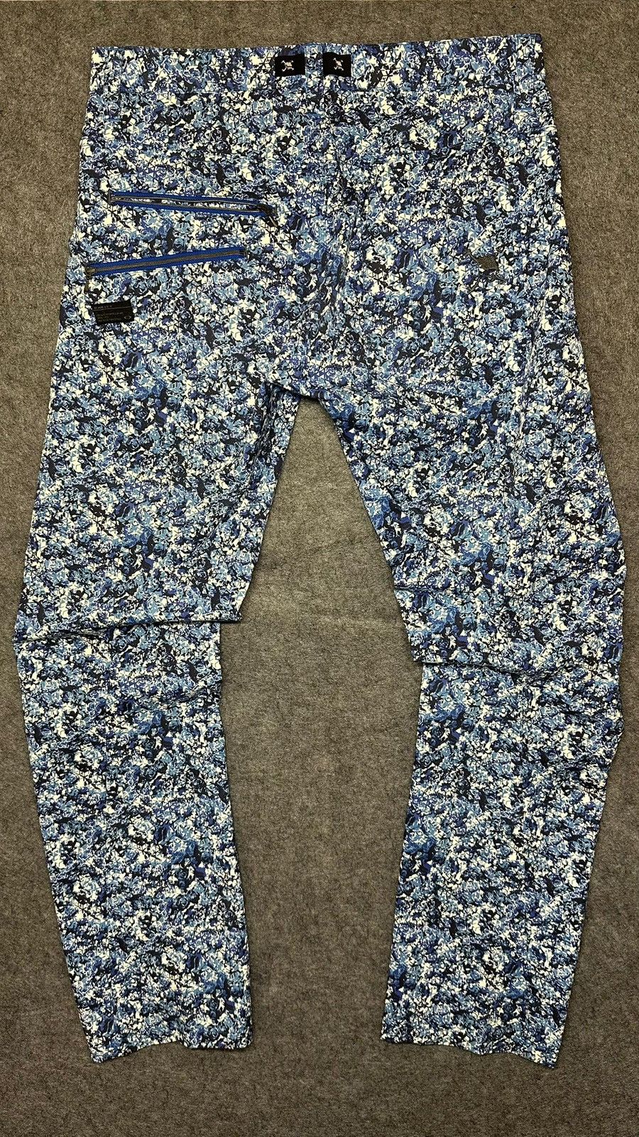 Oakley Oakley men's blue Skull 3D straight-leg golf pants. Size US 34 / EU 50 - 2 Thumbnail