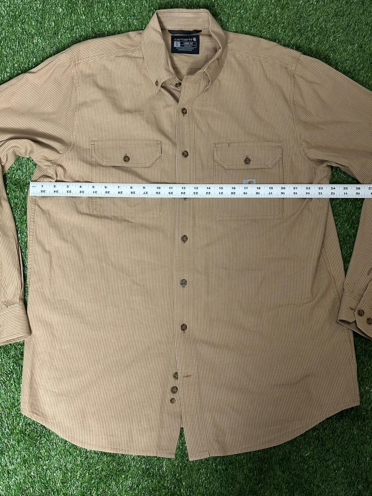 Carhartt Carhartt Loose Fit Long Sleeve Button Down size TALL LARGE Size US L / EU 52-54 / 3 - 3 Thumbnail