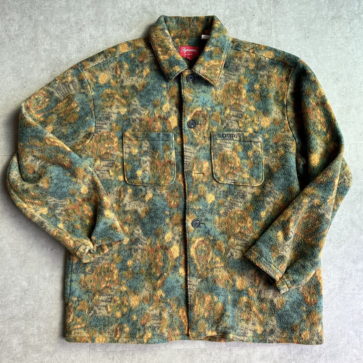 Supreme Paisley Fleece Shirt 