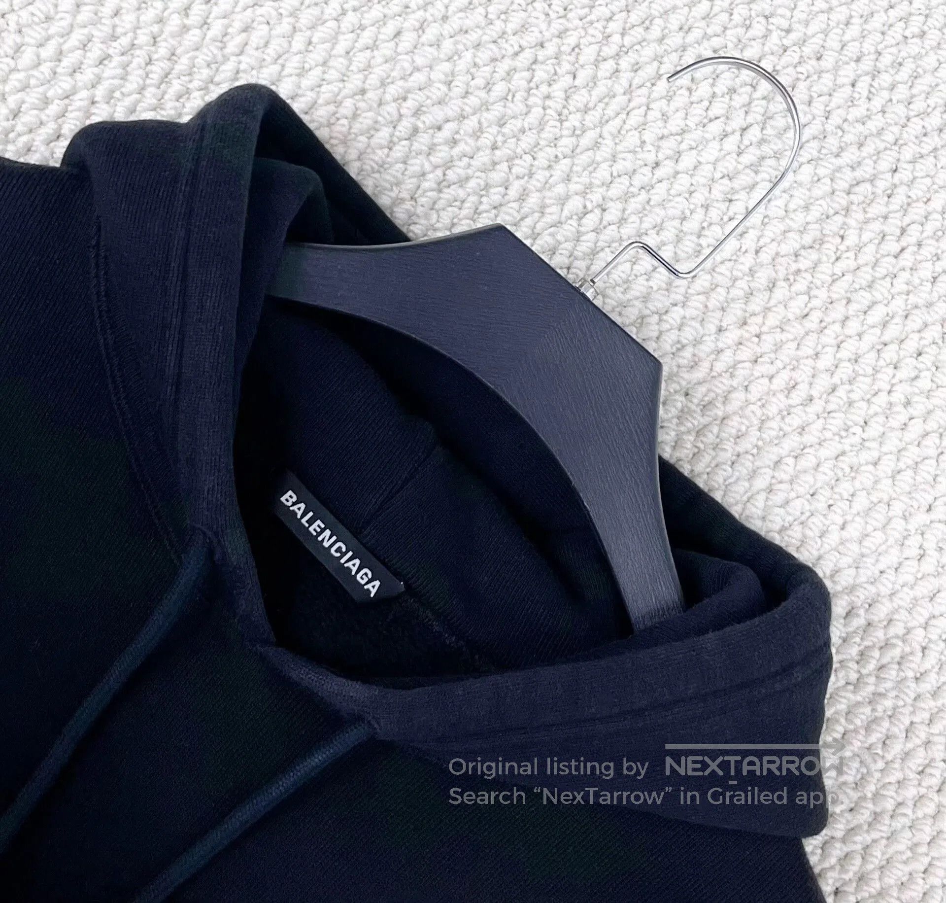 Balenciaga black graffiti logo hoodie. Size US S / EU 44-46 / 1 - 3 Thumbnail