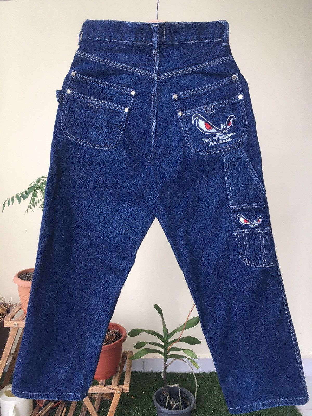 No Fear No Fear Worker Denim Embroidered Size US 28 / EU 44 - 2 Thumbnail