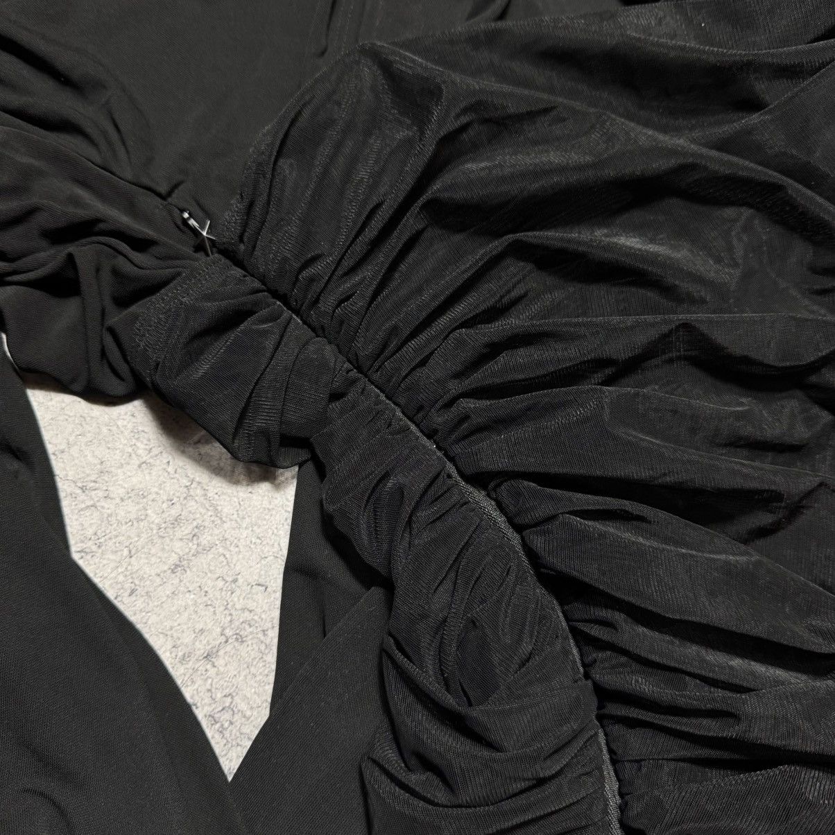H&M × Mugler Rare Mugler X H&M Knot Detail One Shoulder Dress Size XL / US 12-14 / IT 48-50 - 9 Thumbnail