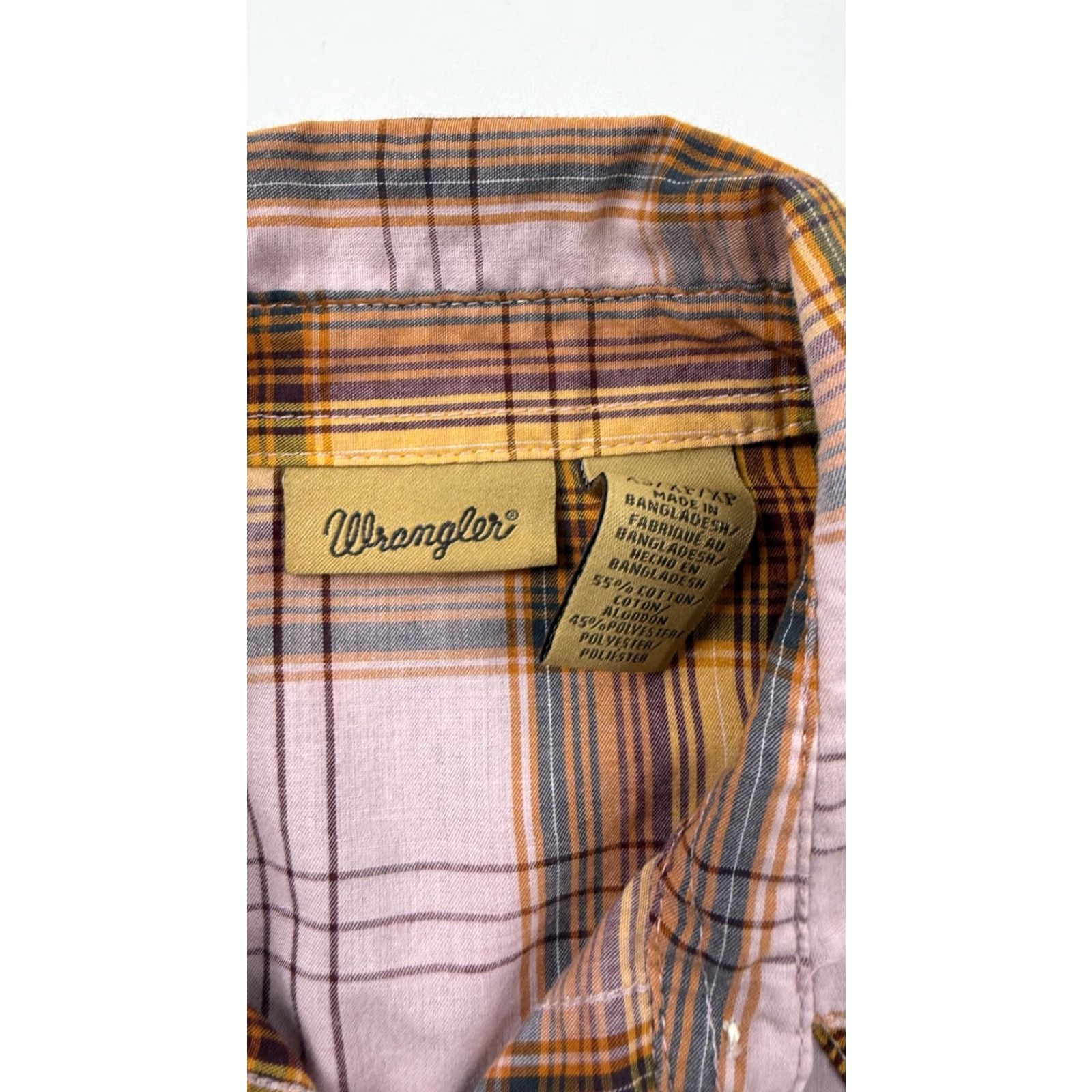 Wrangler Wrangler Shirt Womens XS Multicolor Plaid Western Snap Front Long Sleeve Size XS / US 0-2 / IT 36-38 - 6 Thumbnail