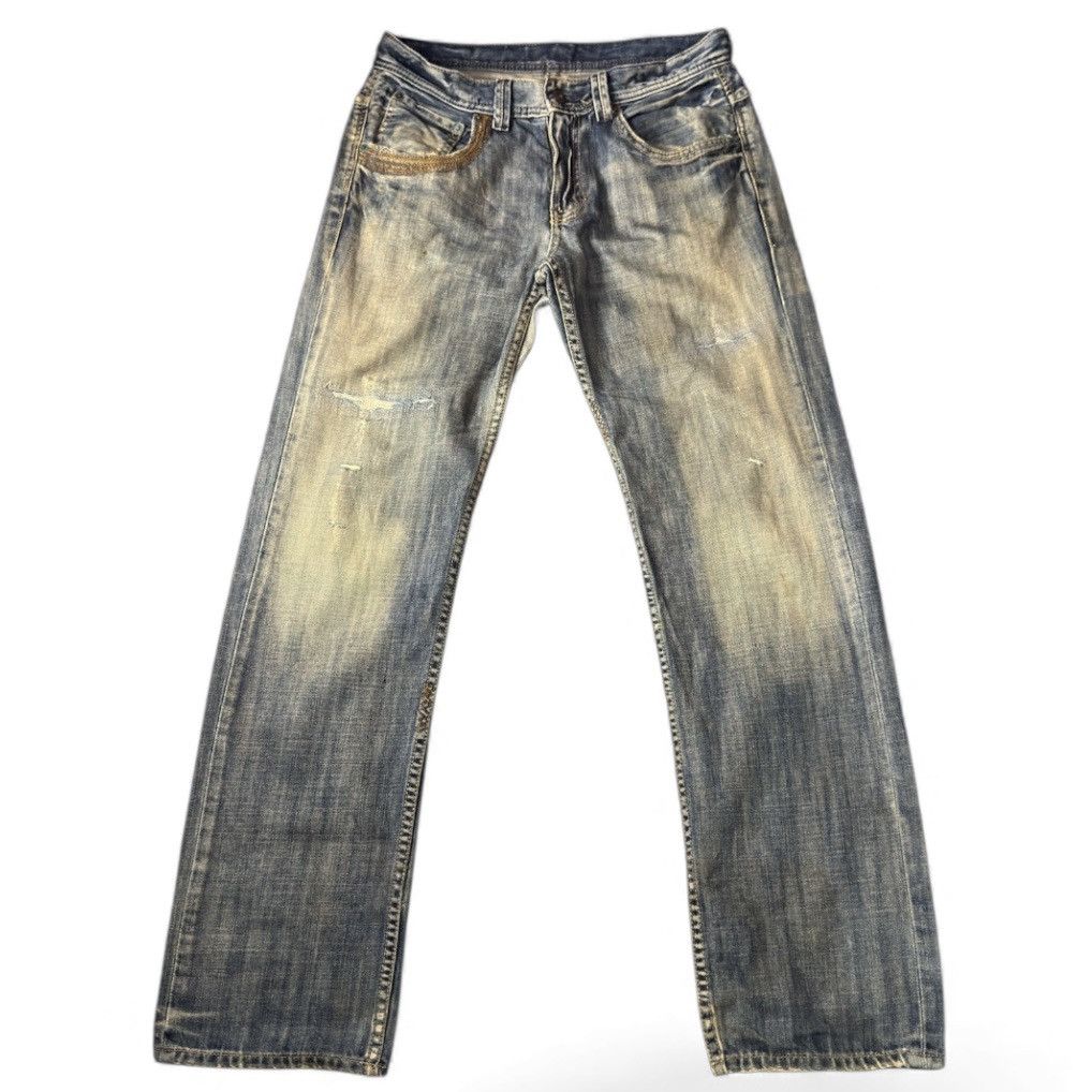 Japanese Brand 🔥🇯🇵 Japanese Distressed Takeo Kikuchi Denim Size US 31 - 2 Thumbnail