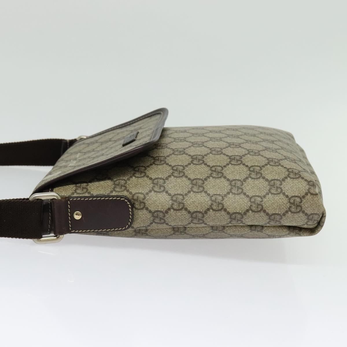 Gucci GUCCI GG Supreme Shoulder Bag Pvc Beige Silver Size ONE SIZE - 4 Thumbnail