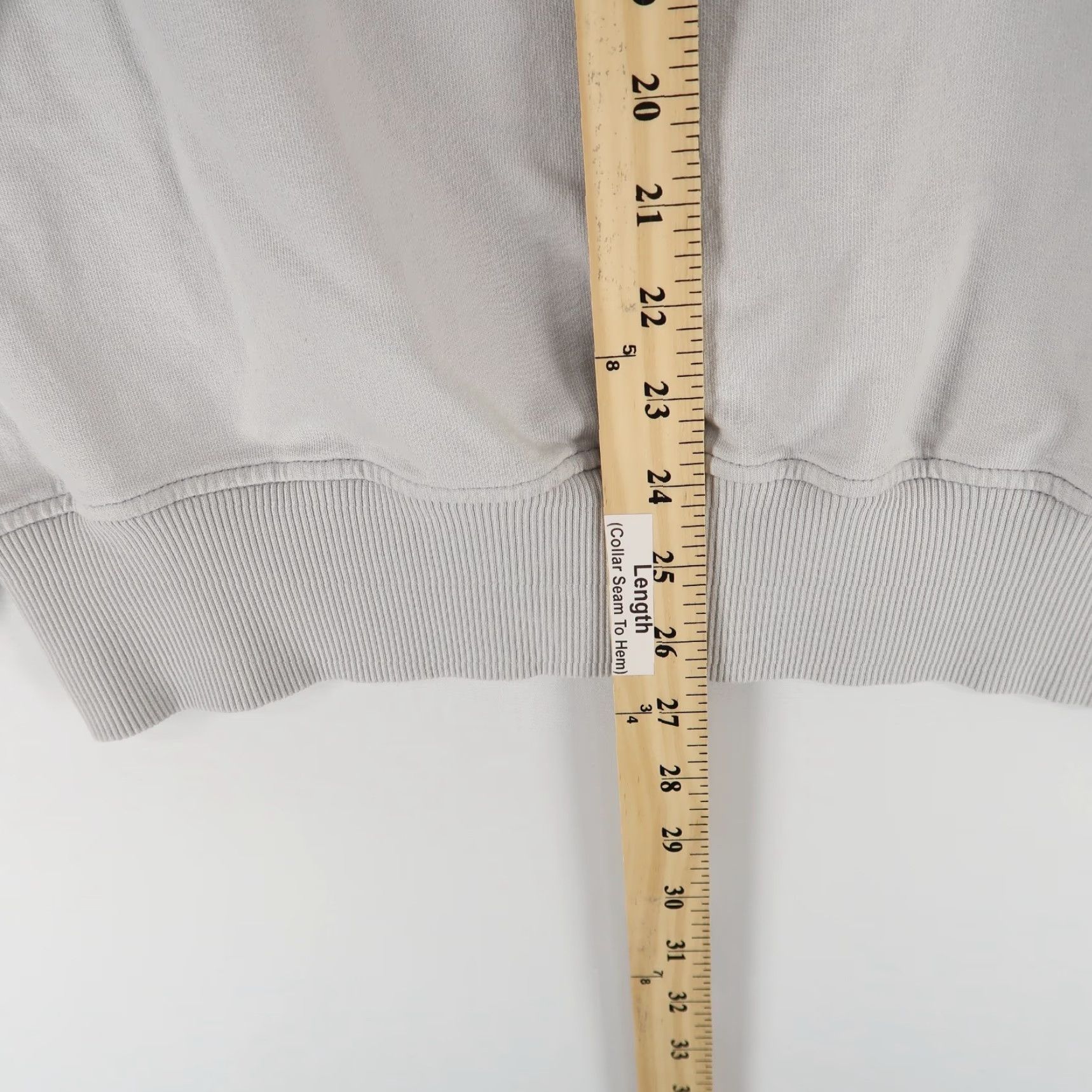 Vintage Charles Vane Sweatshirt Mens XL Gray Quarter Zip Pullover Cotton Made In Italy Size US XL / EU 56 / 4 - 4 Thumbnail