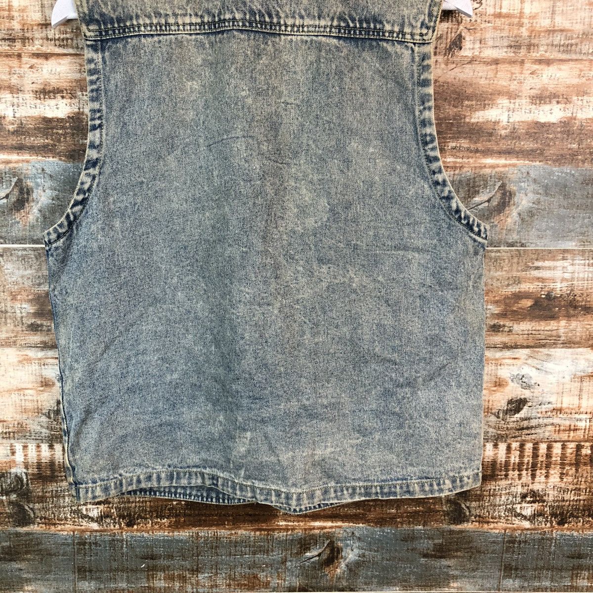 Japanese Brand Manx Blue Denim vintage Jacket Vest #A2511 Size US XL / EU 56 / 4 - 16 Thumbnail