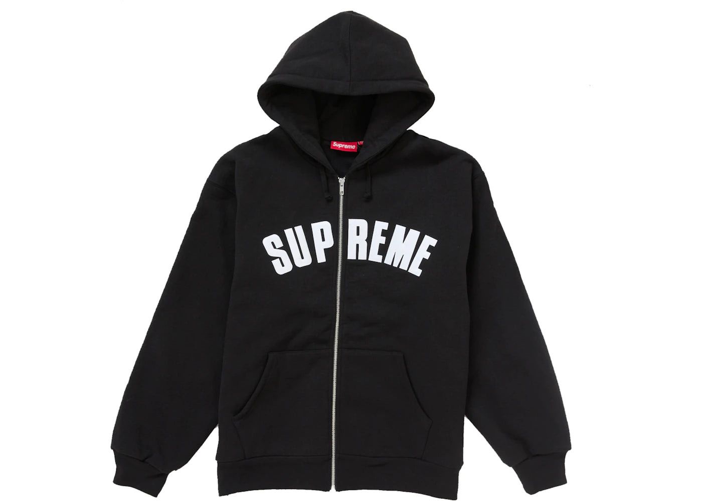 Supreme Supreme Salem Zip Up Hooded Sweatshirt Black Size Medium