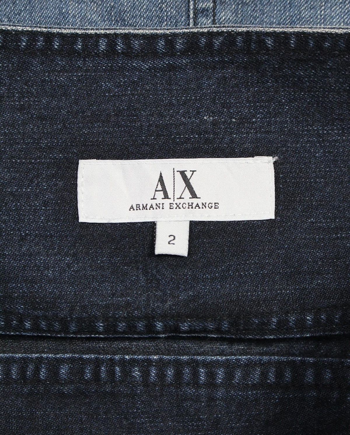 Armani Exchange 1990S ARMANI EXCHANGE DENIM BUCKLE SKIRTS Size 37" - 6 Thumbnail
