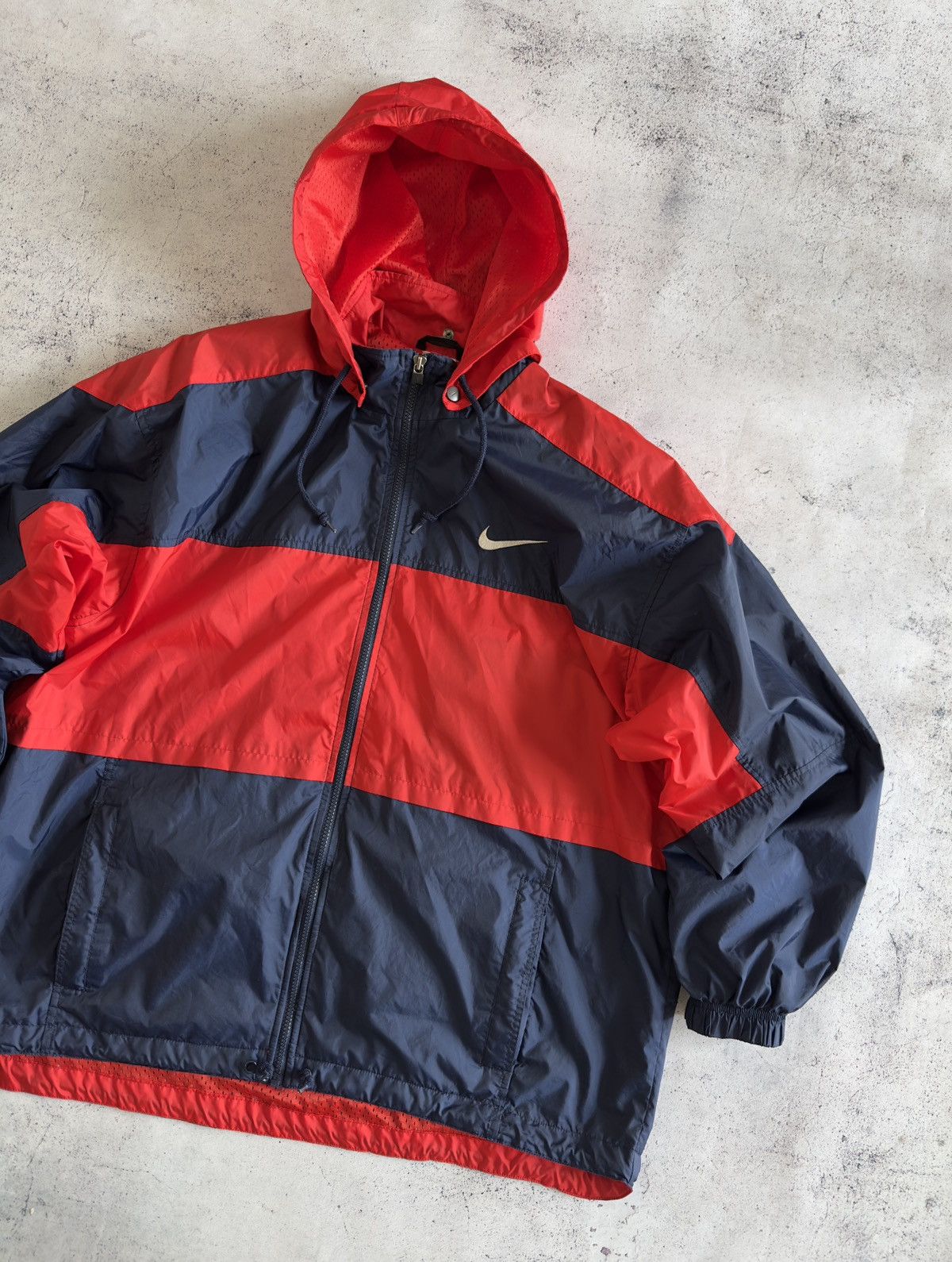 Nike Vintage Nike Relaxed Nylon Track Jacket Size XL Size US XL / EU 56 / 4 - 3 Thumbnail