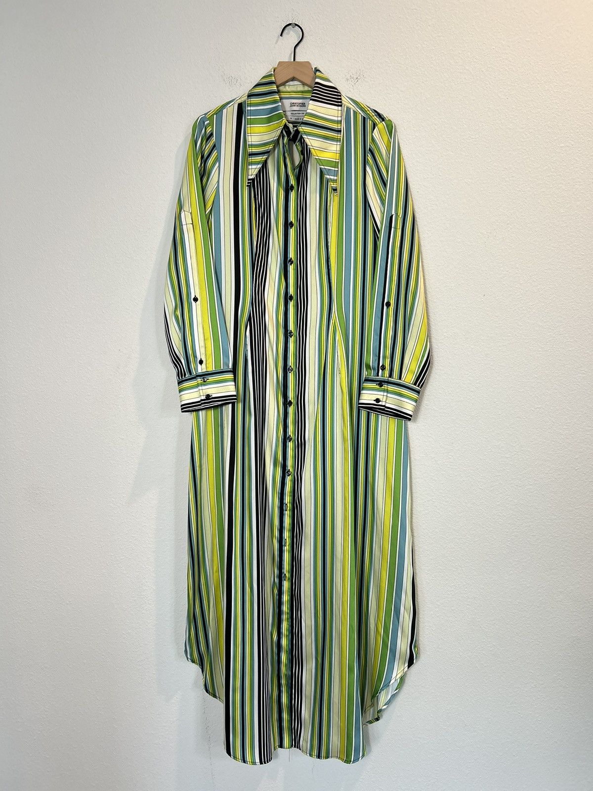 Christopher John Rogers Collection 08 Neon Printed Maxi Dress Size XL / US 12-14 / IT 48-50 - 1 Thumbnail