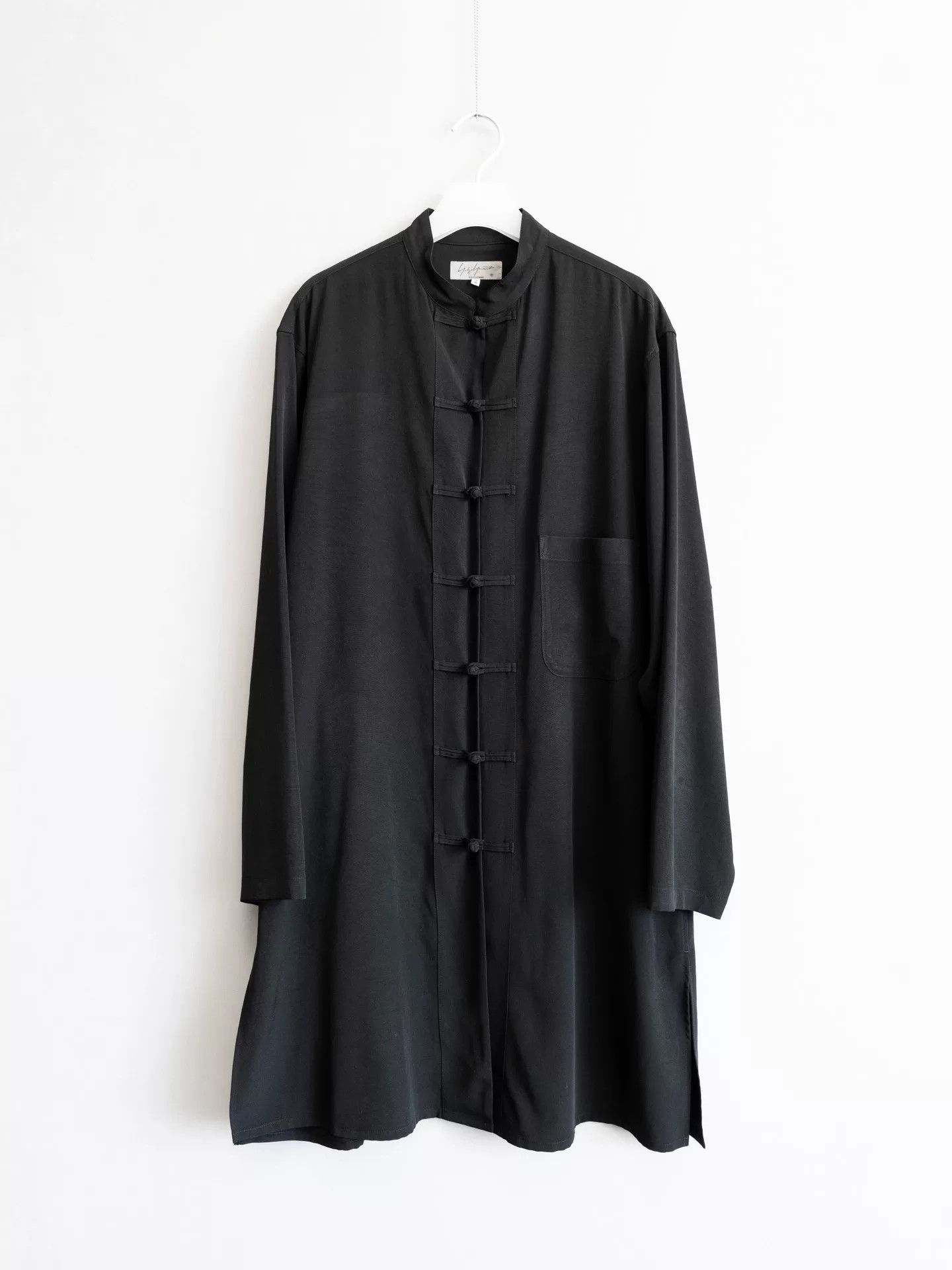 Yohji Yamamoto Yohji Yamamoto Black Button-Up Shirt Size US M / EU 48-50 / 2 - 1 Thumbnail