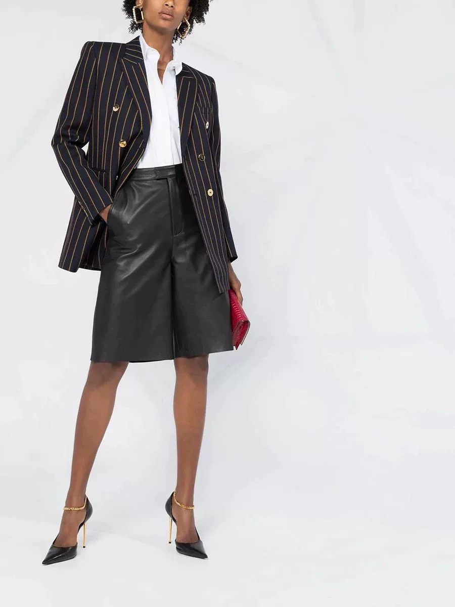 Saint Laurent Paris Saint Laurent Women's Striped Wool Blazer Size S / US 4 / IT 40 - 1 Thumbnail