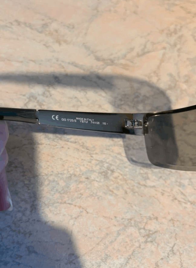 Gucci GUCCI Sunglasses Shield Rimless Wrap GG Vintage Size ONE SIZE - 4 Thumbnail